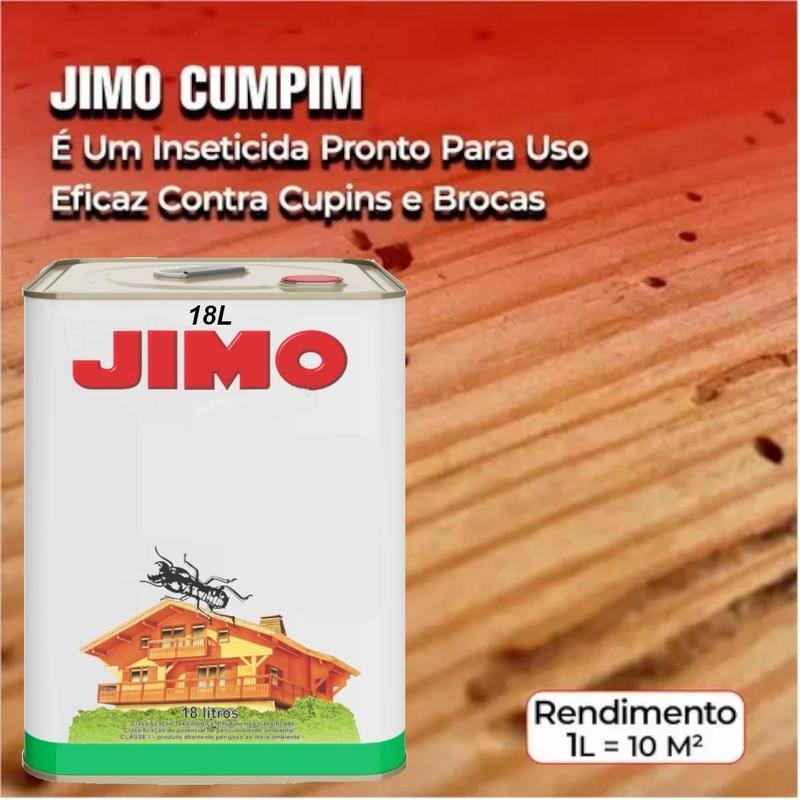 Cupinicida Jimo Lata 18 Litros Marrom Escuro + Pincel